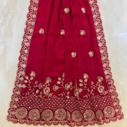 FLOWER EMBROIDERY DUPATTA - SET OF 7 PCS - Image 2